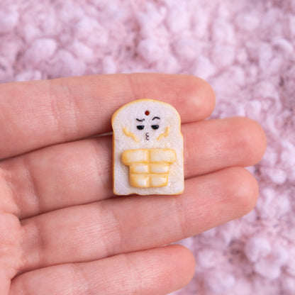 Double Sided Rizz Toast Charm